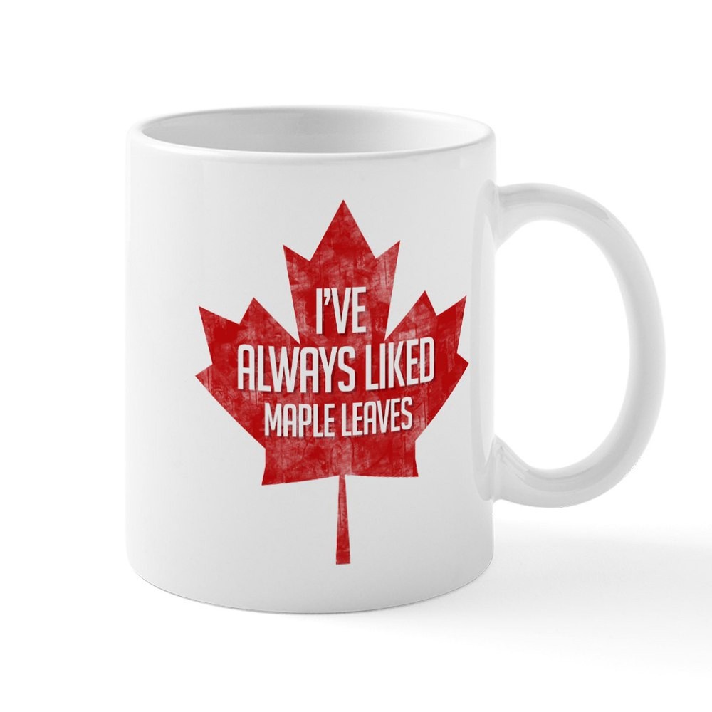 CafePress Always Liked Maple Leaves Mug 11 oz Ceramic Mug (1738148062)