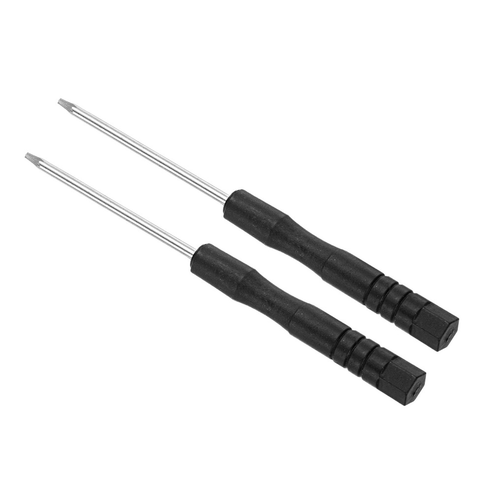 2-Piece T5 Torx Screwdriver Set with Anti-Slip Handle 80mm
