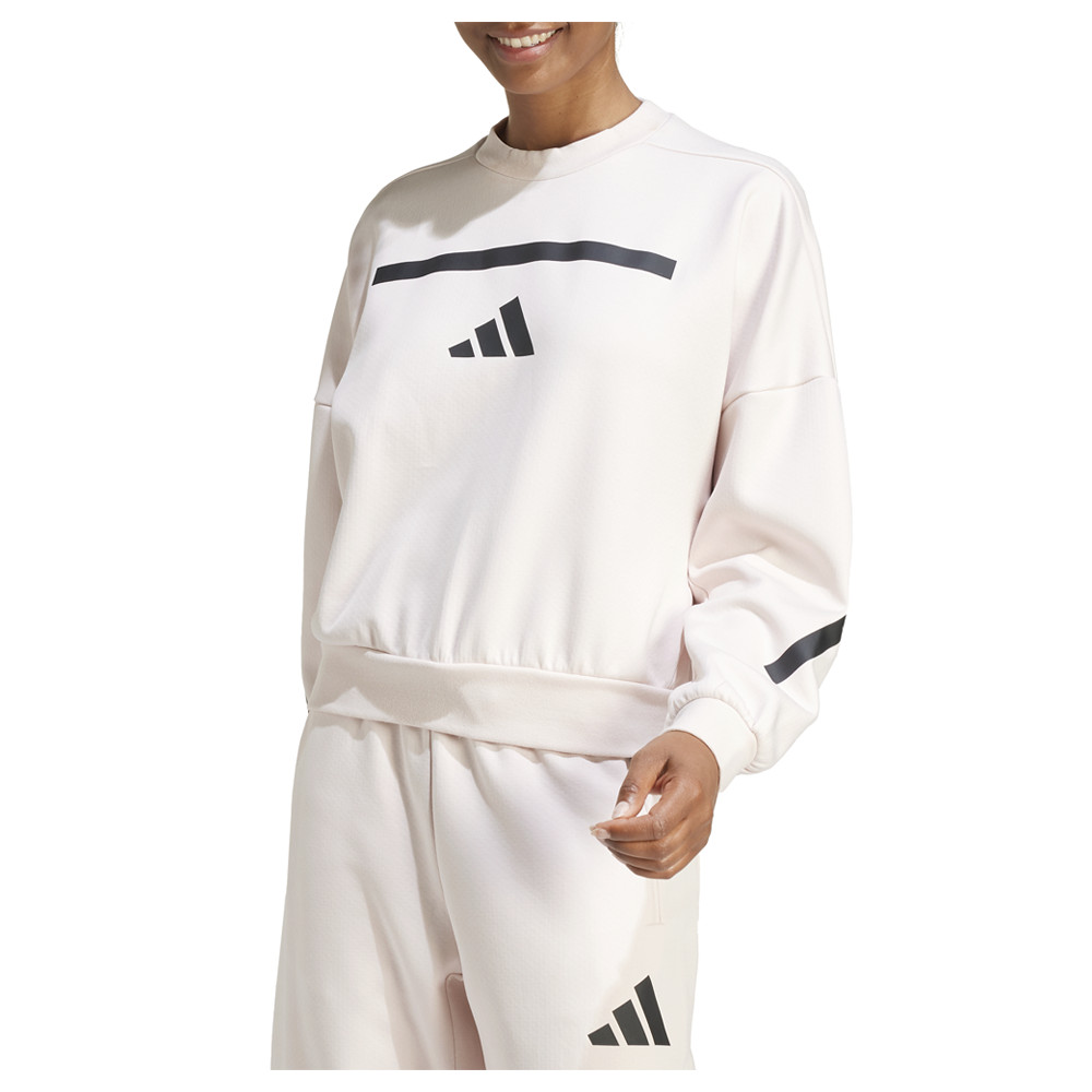 adidas Z.N.E. Crewneck Sweatshirt Womens White  JF4783-A