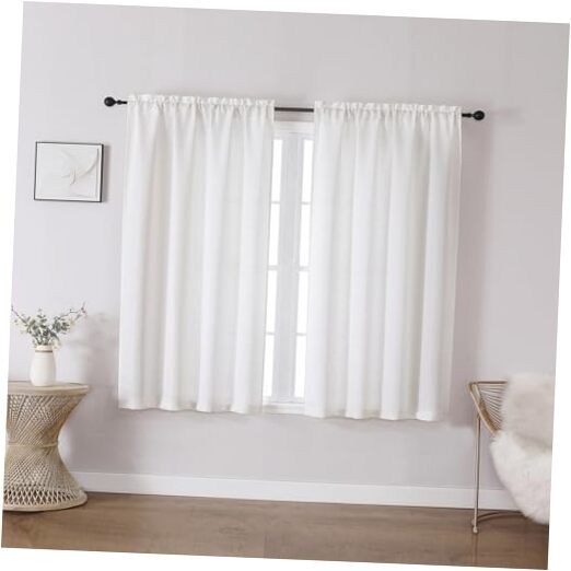 Bennet Curtains 45 Inch Length 2 Panels, Faux 30