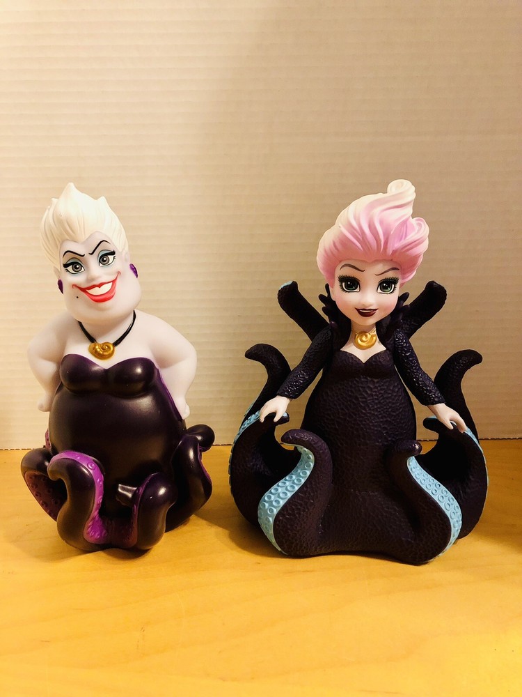 Disney The Little Mermaid Ursula Sea Witch 8” Villain Figure Toys Figurine Vinyl