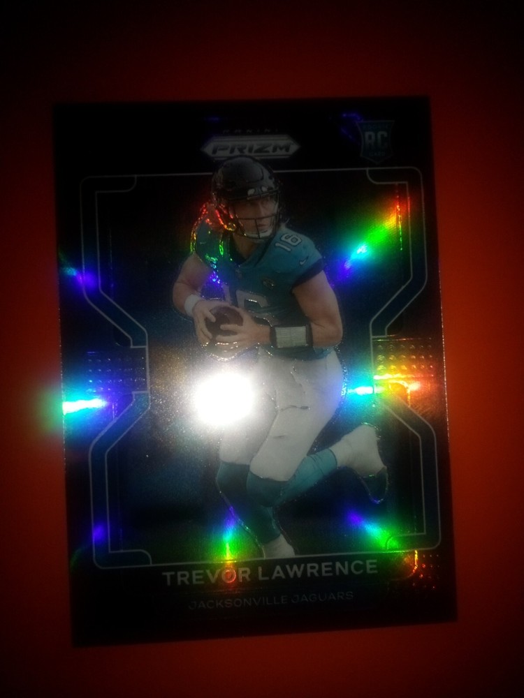 2021 panini prizm football rookie Trevor Lawerance Black and silver holo rookie