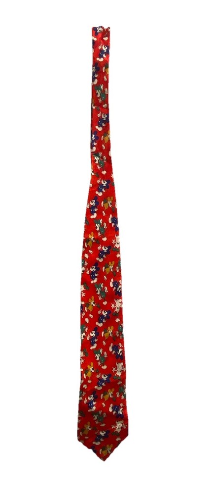 VanderMarzio Mickey Mouse Necktie Red Disney Novelty Tie Men’s Vintage