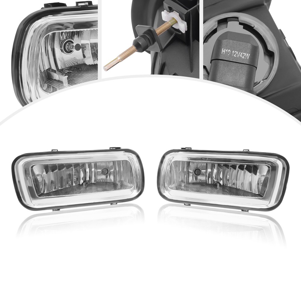 Fog Lights Lamps For 2004-2006 Ford F-150 Front Left & Right w/ Mounting Bracket