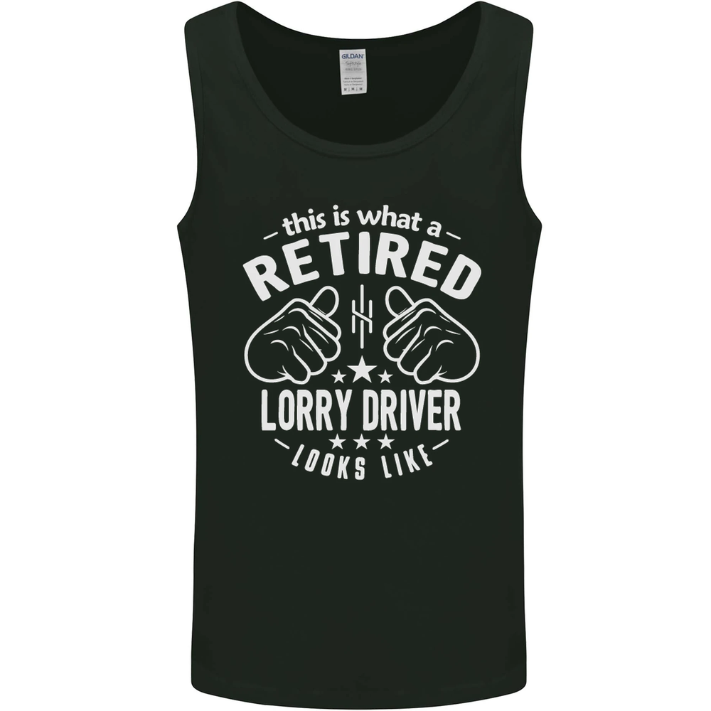 A Retired Lorry Driver Looks Like Mens Vest Tank Top
