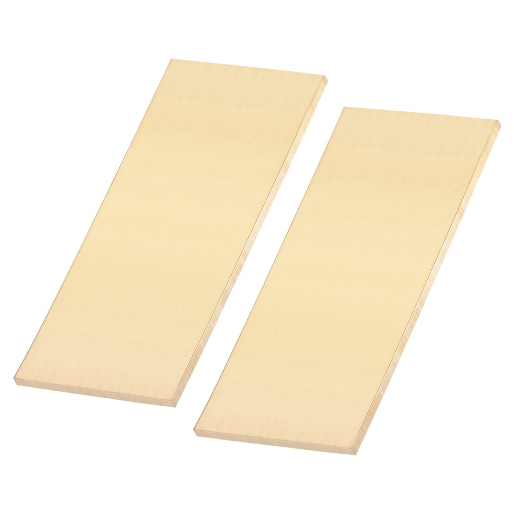 2 Pcs Brass Flat Bar Stock, 0.47