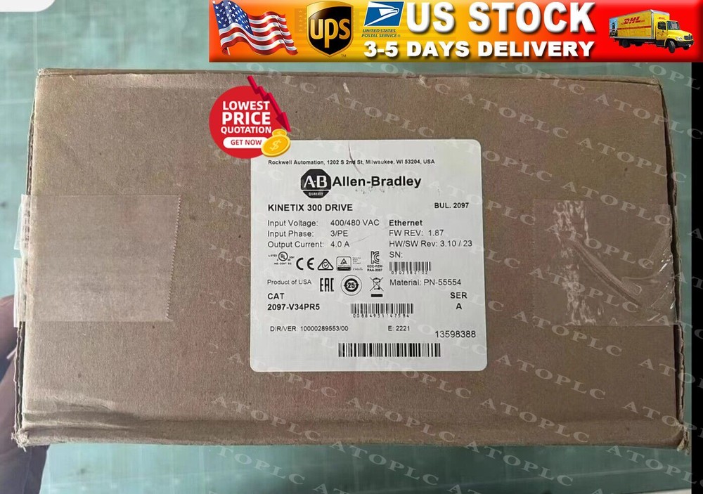 2097-V34PR5 New Factory Sealed AB 1 YEAR WARRANTY FAST DELIVERY 1PCS VERY GOOD-image