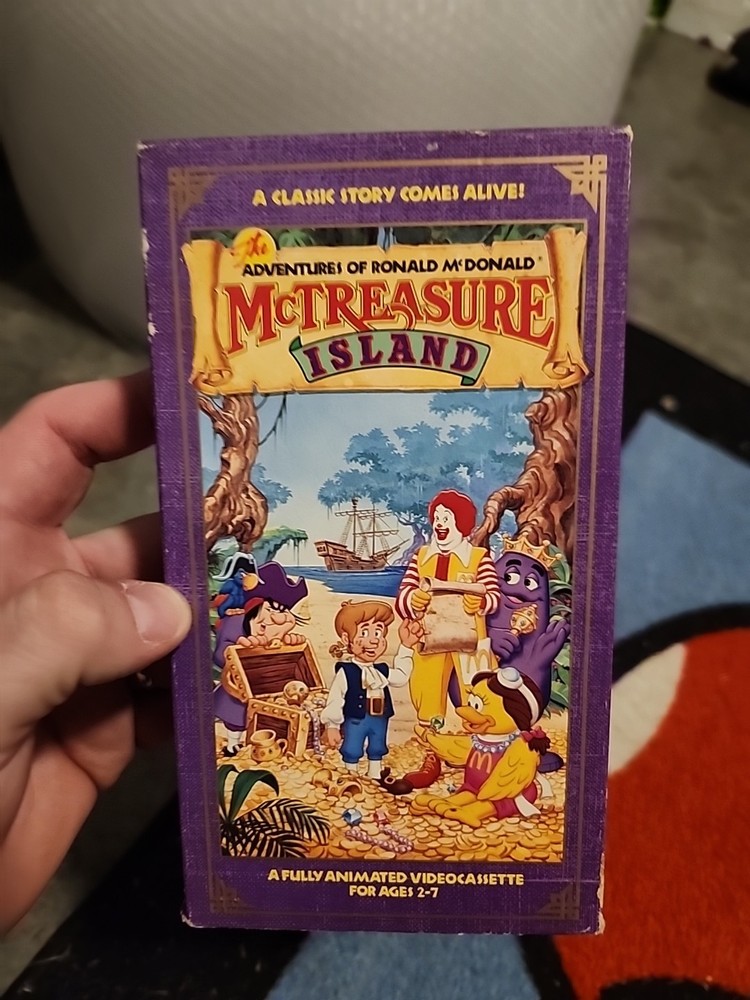 McTreasure Island - The Adventures Of Ronald McDonald - VHS - Tested Works