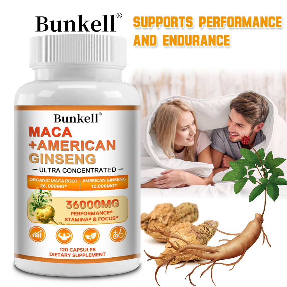 Maca+American Ginseng Capsules - Balance Hormones & Accelerate Blood Circulation