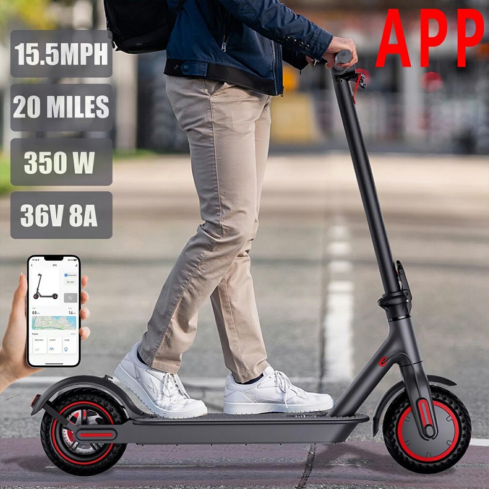 8.5 Inch 350W Foldable Electric Scooter for Adults and Kids with 10.4AH Battery
