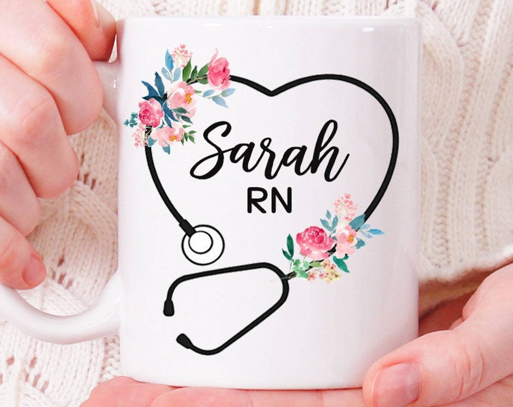 Personalized Nurse Coffee Mug Nurse Gift Rn Gift Nursing School Student New