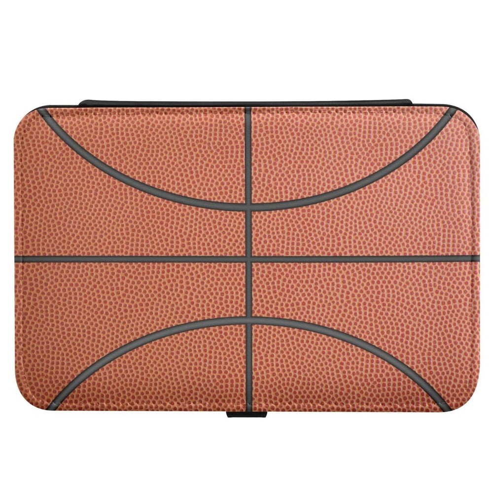 Leather Jewelry Storage Box for Rings Earrings Basketball Design