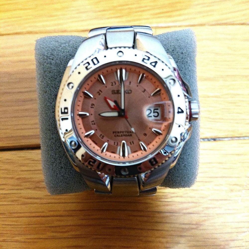 Seiko Sports Pink Dial