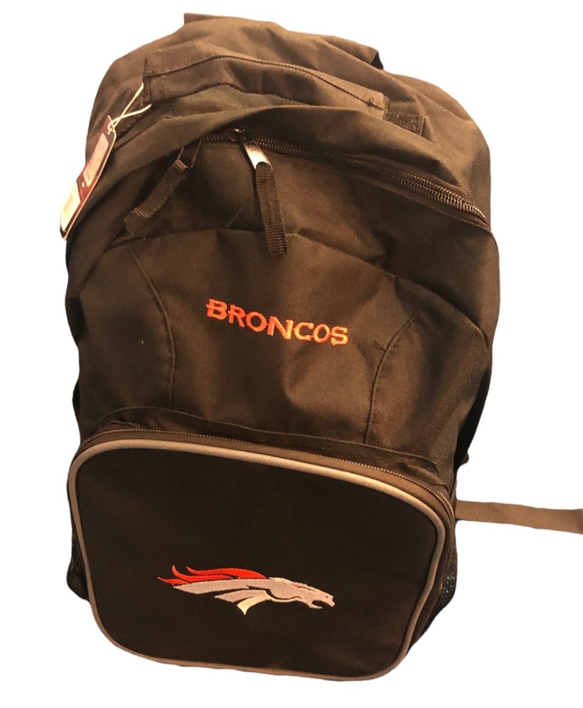 BACK to SCHOOL NFL Licensed Denver Broncos Backpack USA Seller FREE SHIPPING!-image