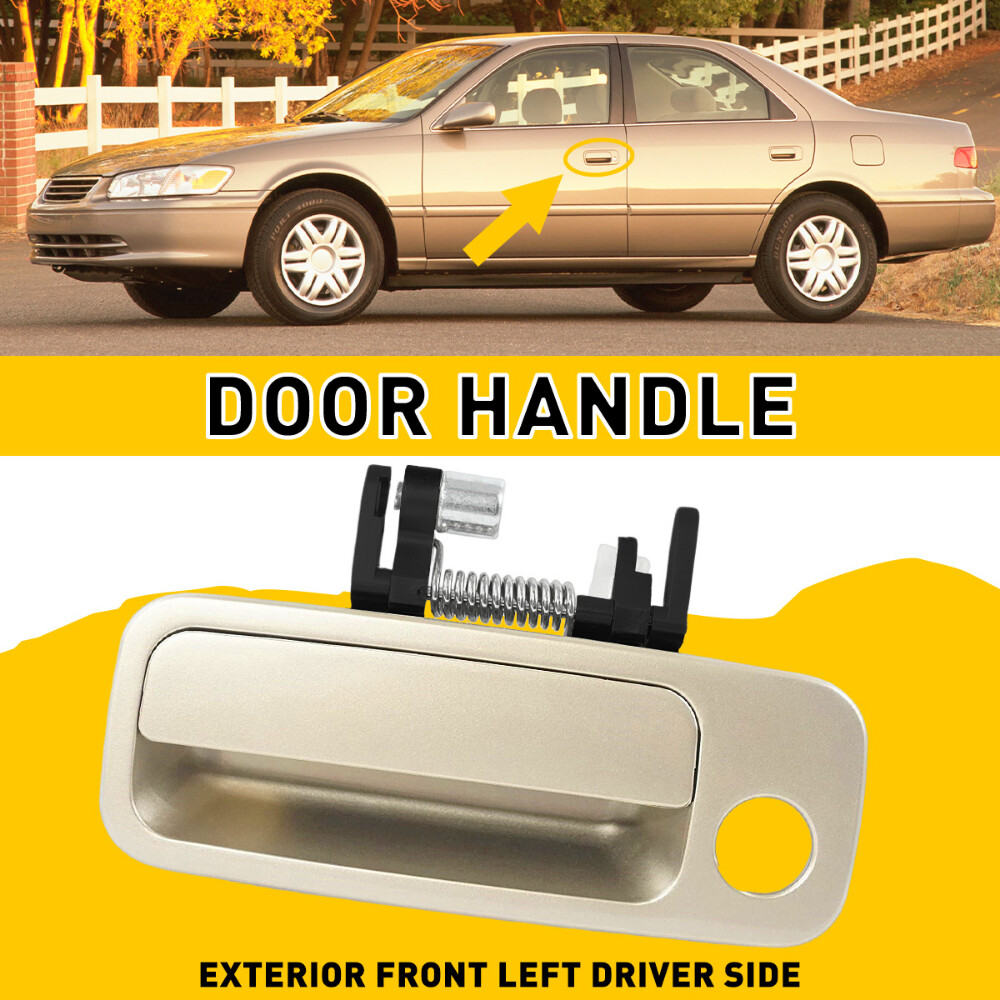 Beige Left Front Driver Side Door Handle for 97-01 Toyota Camry