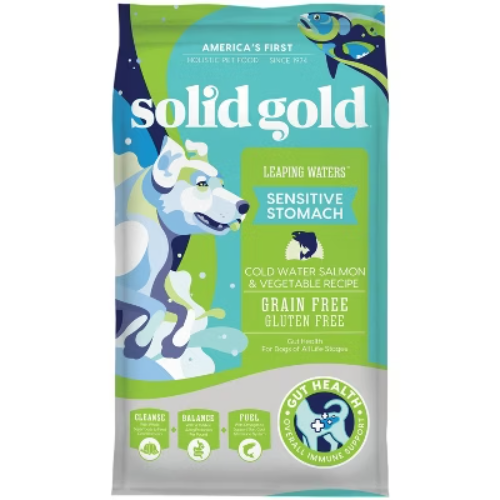 Solid Gold Leaping Waters Sensitive Stomach Dry Dog Food for All Ages - 4lb Bag  