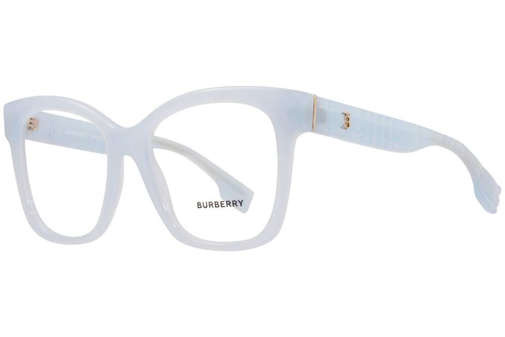 Burberry Sylvie BE2363 4086 Azure Full Rim Square Eyeglasses for Women 51-mm