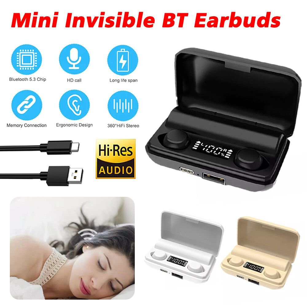 Waterproof Bluetooth 5.3 Wireless Earbuds Headphone Headset Noise Cancelling TWS