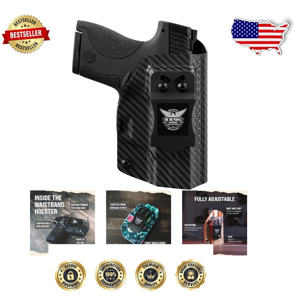 Adjustable Carbon Fiber Kydex Holster for Sig Sauer P365 Series - Right Hand