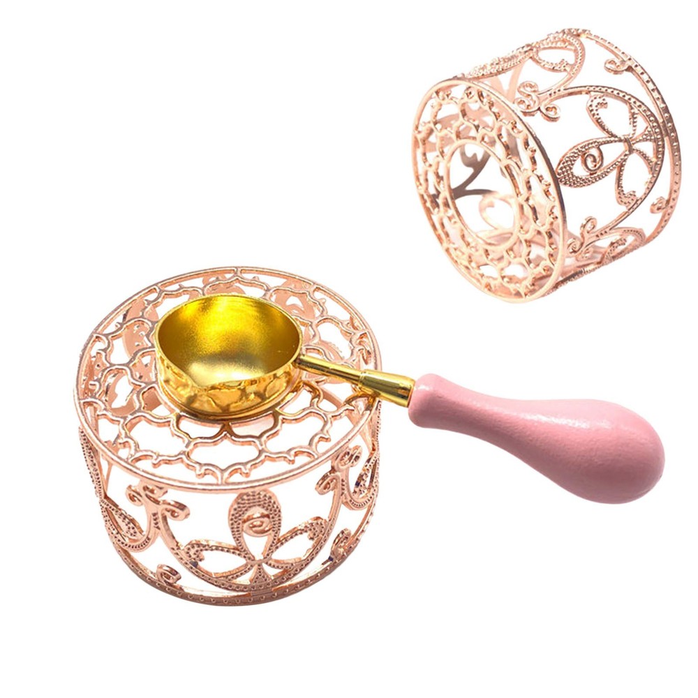 Retro Sealing Wax Furnace Kit Warmer Melting Tools Stamp Candle Stamp Seal