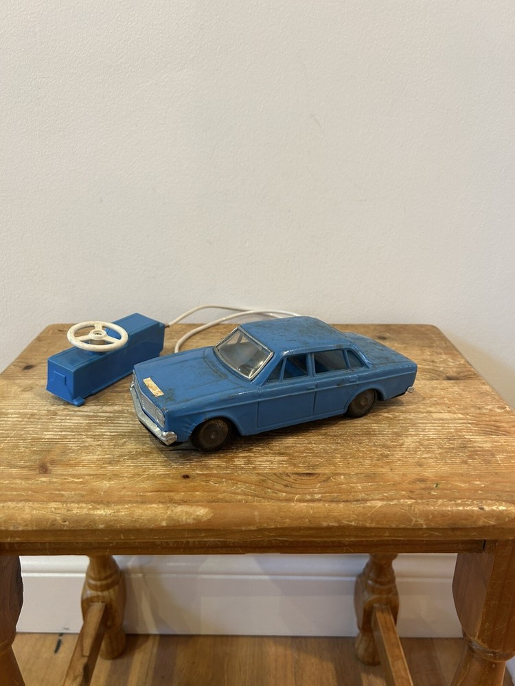 Vintage Bandai Tin Remote Control Volvo 144 1960s Rare Collectible Toy
