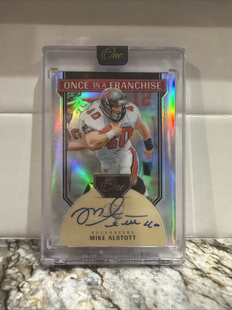 2024 Panini One - Once in a Franchise Autographs Mike Alstott #343 /99 (AU)