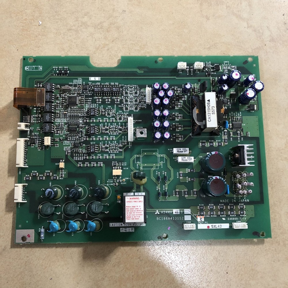 1PC Used Mitsubishi Inverter Drive Board A54MA55B/BC186A413G52 55KW Tested OK