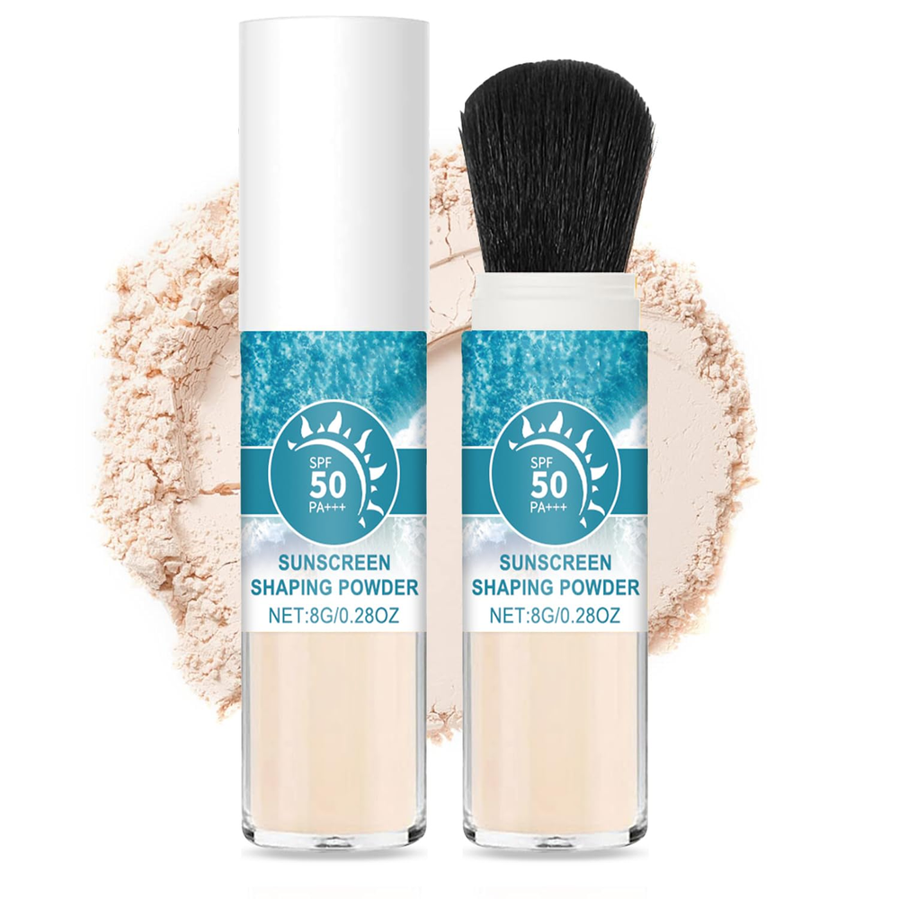 Mineral SPF 50 Sunscreen Fixing Brush Powder Translucent