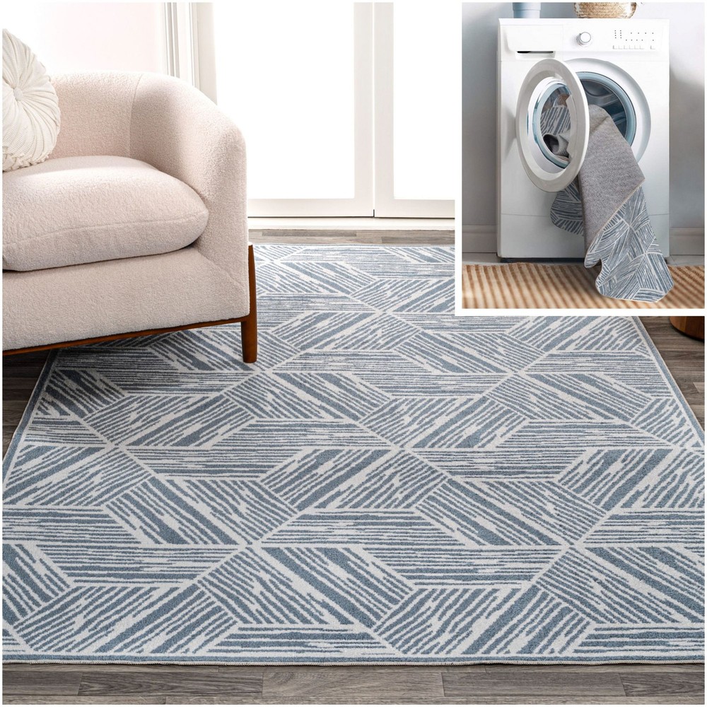 Jonathan Y Washable 3x5 Geometric Polyester Rug - MultiColor
