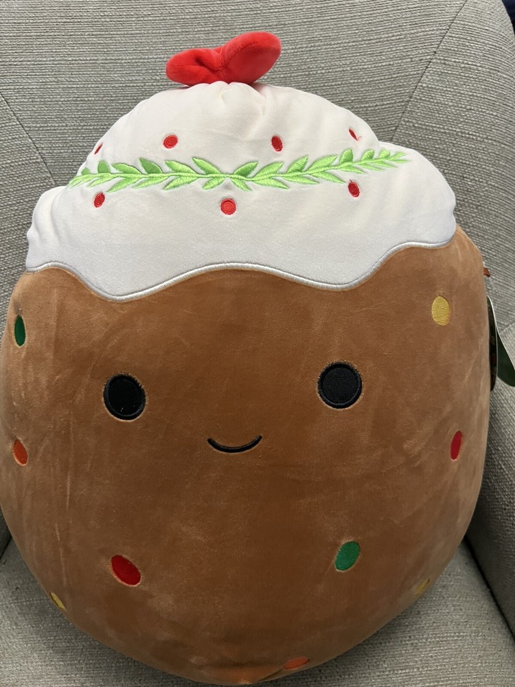 Squishmallows 16 Inch Maldon The Fruit Cake Christmas 2024 NEW w Tag Fruitcake