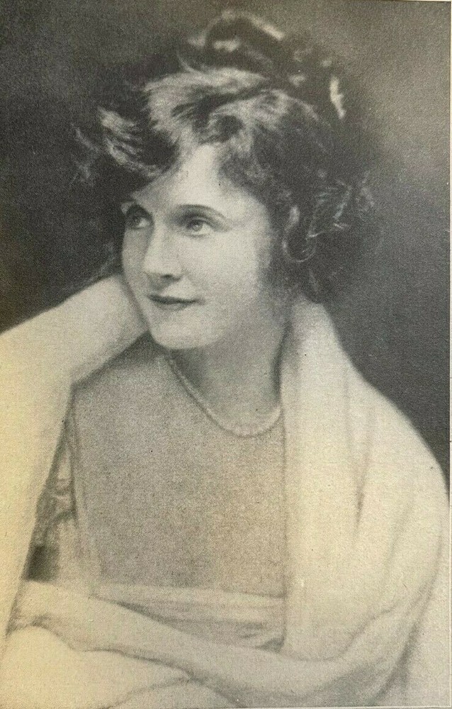 1920 Vintage Magazine Illustration Actress Billie Burke