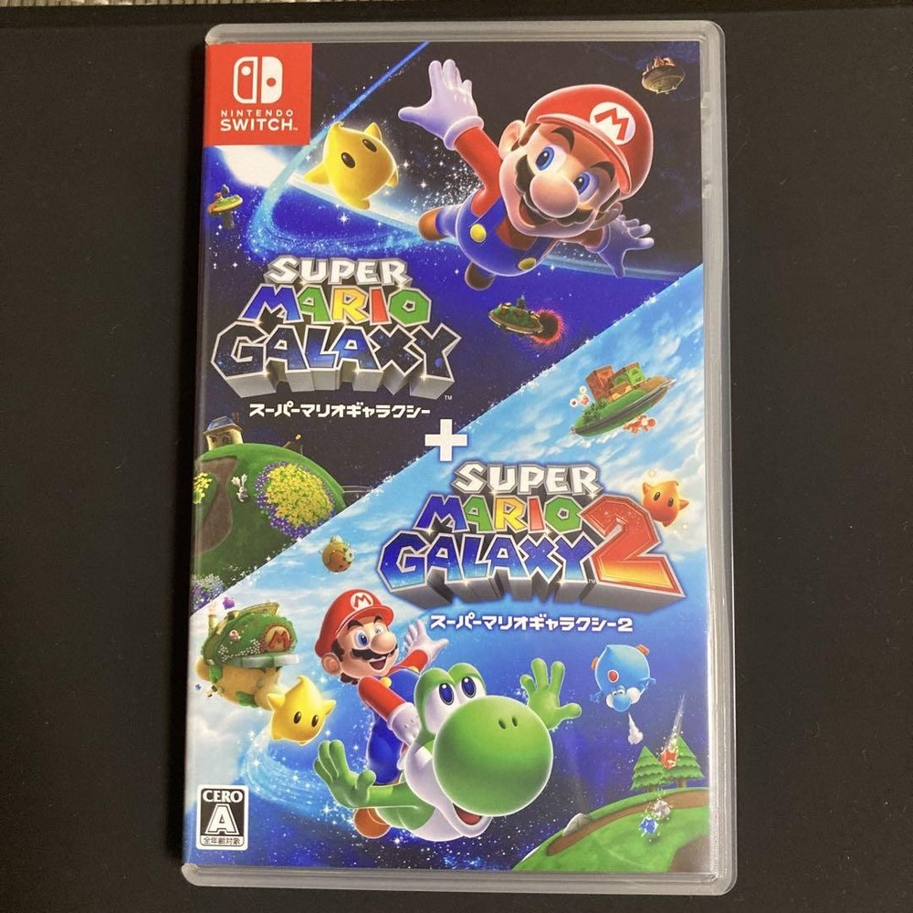 Super Mario Galaxy + Super Mario Galaxy 2 Switch Nintendo Used JP ver with Case