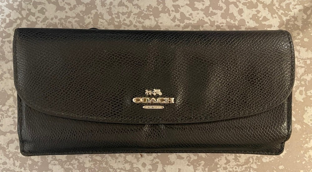 Coach Black Envelope Wallet - Pre-Owned Luxury Style