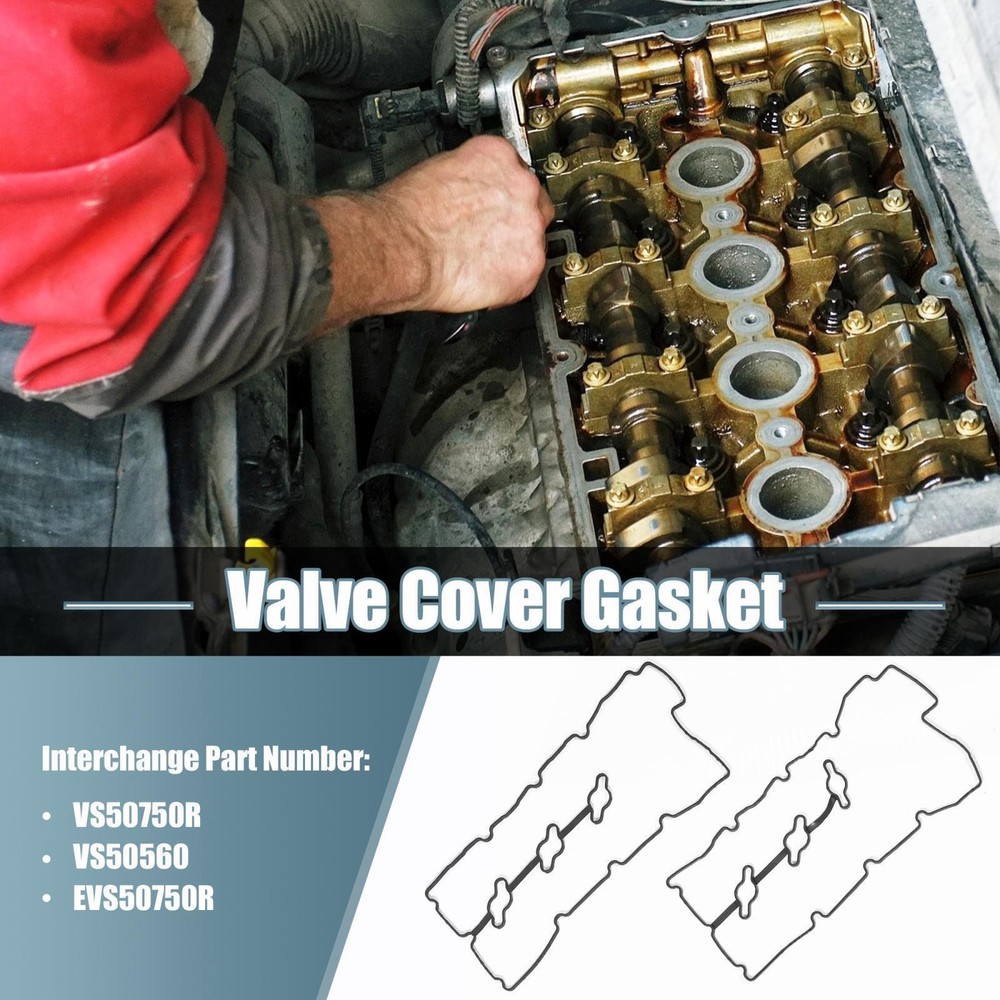 Valve Cover Gaskets For 2006-2010 Hyundai Sonata 3.3L With Spark Plug Tube Seals