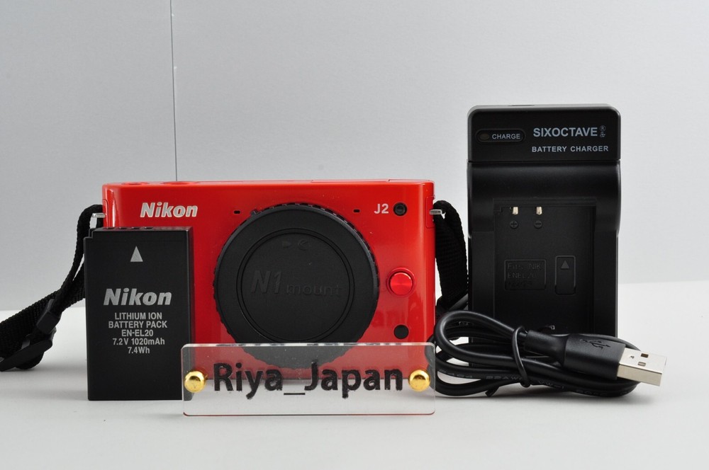 [Near Mint Count 1051] Nikon 1 J2 Body Digital Camera Orange