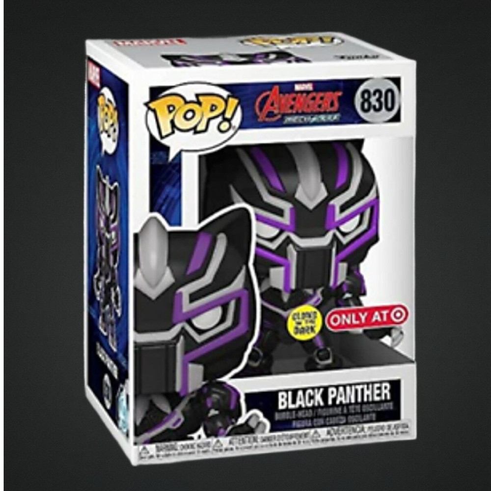 Marvel Avengers Mech Strike Black Panther Glow Target Exclusive Funko Pop