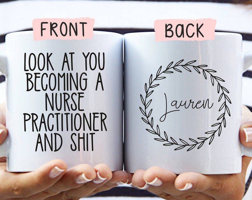 Np Mug Personalized Nurse Practitioner Mug Nurse Practitioner Graduation Gift