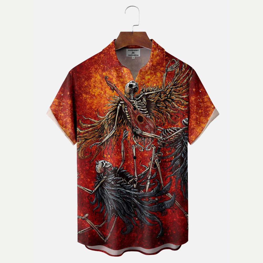 Skull Ascension In The Hell   Hawaiian Shirt