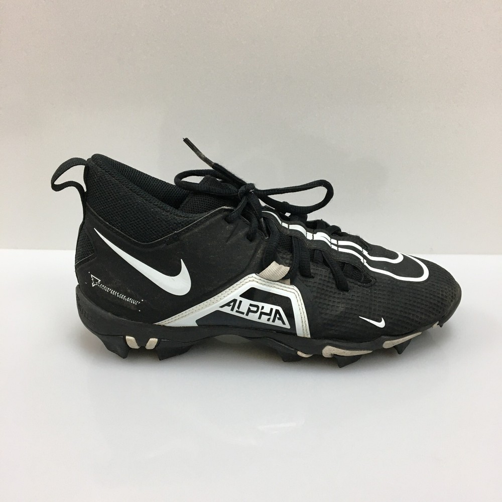 Nike Alpha Menace 3 Shark Shoes 7.5 Mens Black Athletic Sneakers CV0582-001