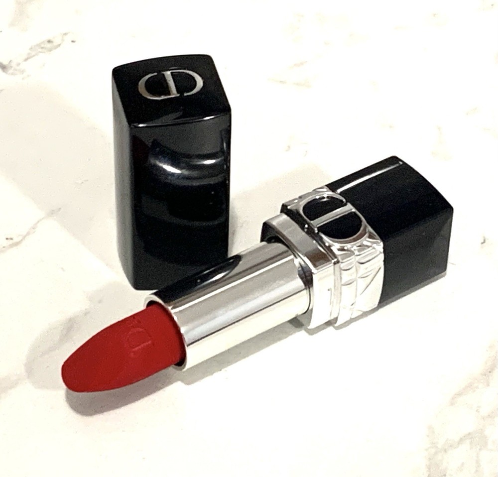 Rouge Dior Refillable Matte Lipstick in Shade 999 Full Size New Without Box