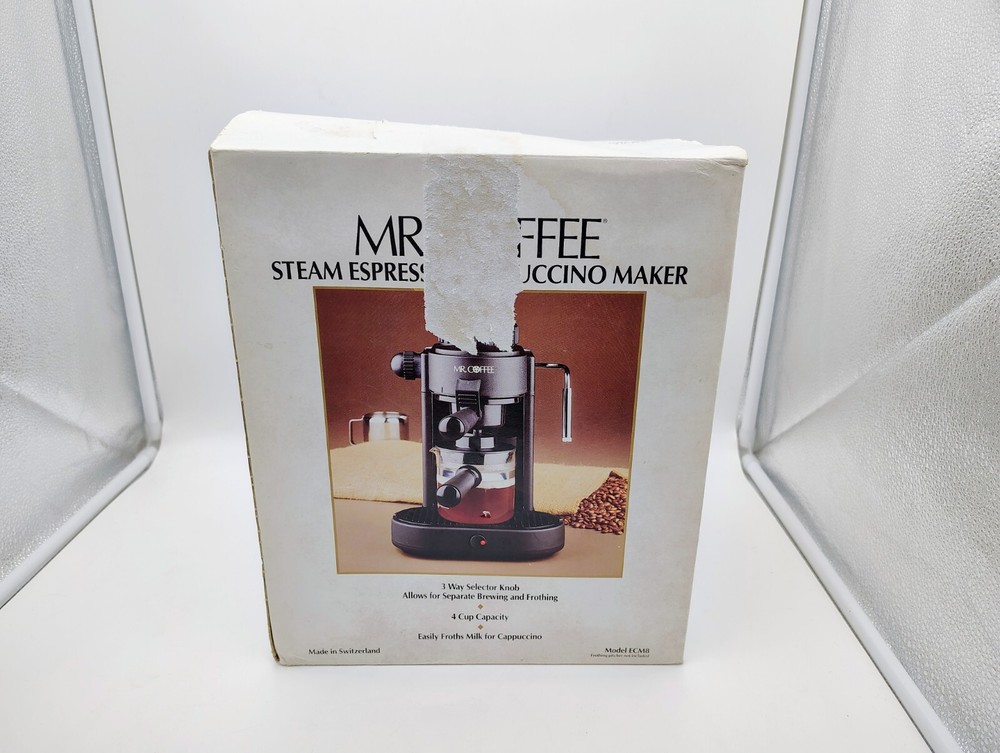 Mr. Coffee Espresso Maker Model ECM 8 New Open Box