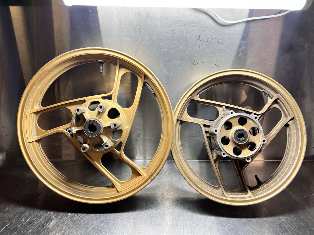 Yamaha RZ500 RZ 500 Front Rear Wheel Rim Wheels Mag Parts Part OEM genuine