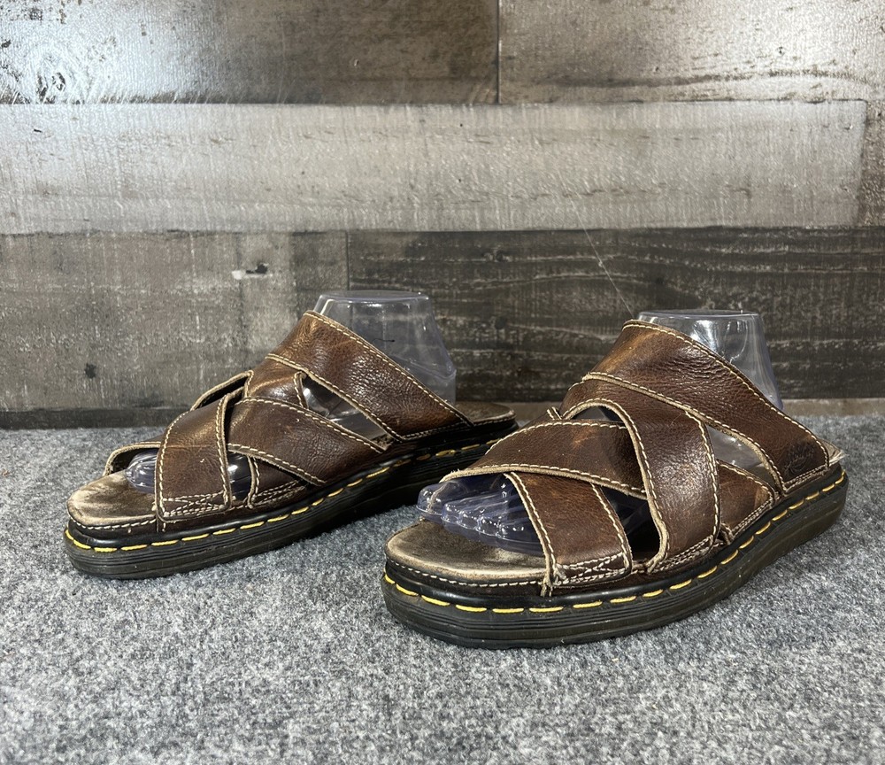 Vintage Dr. Martens England Leather Fisherman Chunky Sandals Y2K 90’s Mens 11