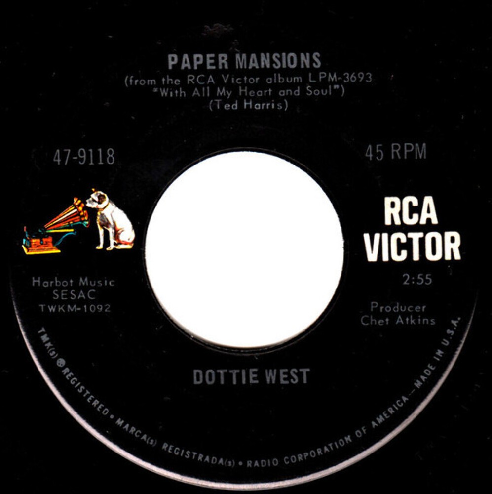 Dottie West - Paper Mansions / Someone's Gotta Cry (7