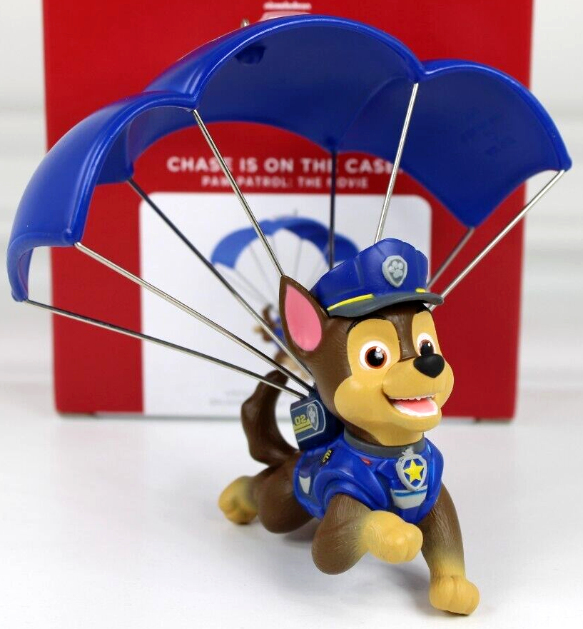 PAW PATROL THE MOVIE HALLMARK KEEPSAKE ORNAMENT CHASE IS ON THE CASE! 2021 NEW