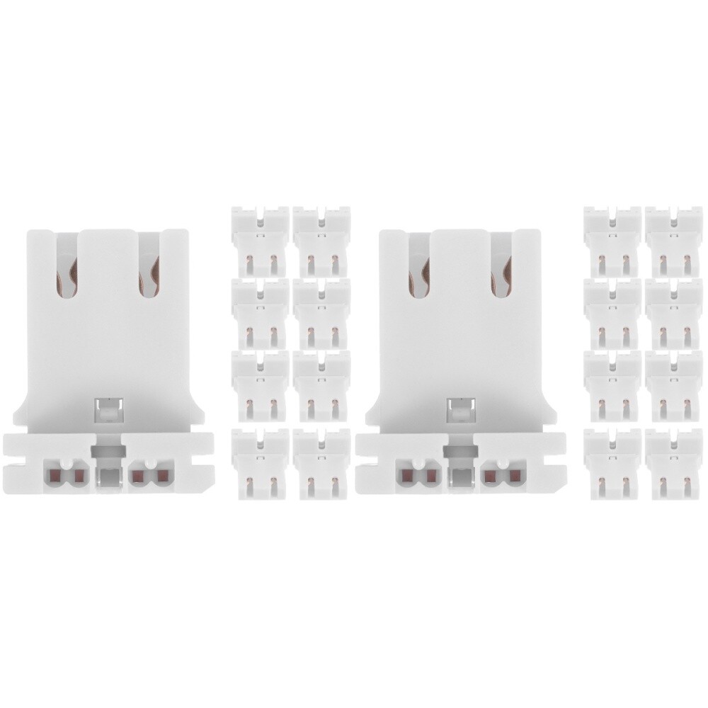 Set of 2 Fluorescent Socket Non Shunted Sockets Lamp Holder