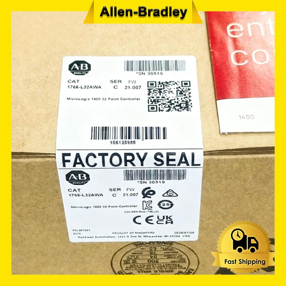AB 1766-L32AWA MicroLogix 1400 32 Point Controller NEW Sealed