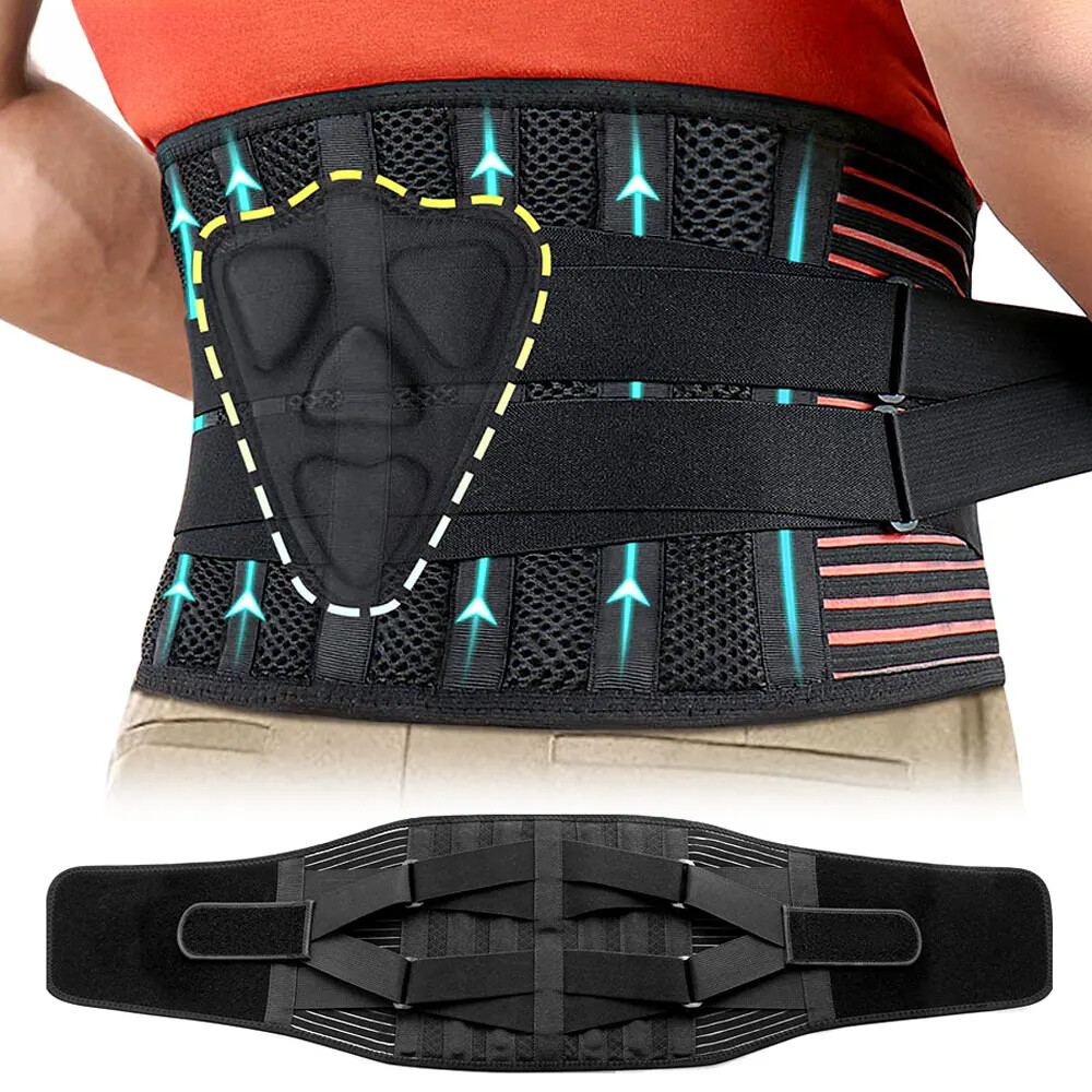 Back Brace For Lower Back Pain,Waist Support For Heavy Lifting Relief Sciatica