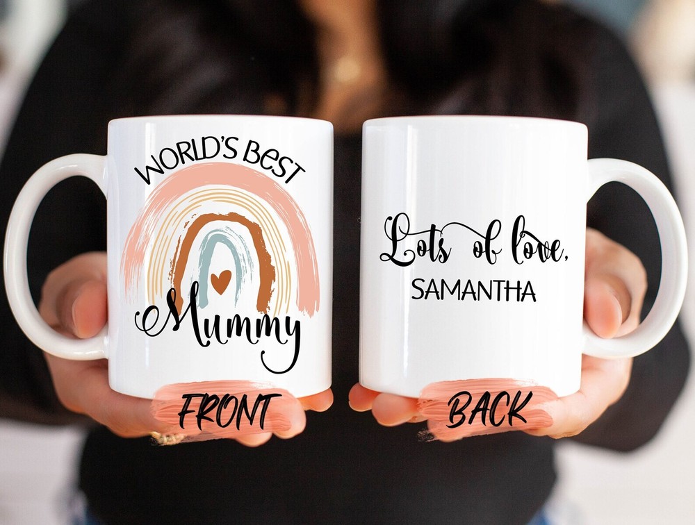 World's Best Mummy Mug Mothers Day Mug For Mums’ Mother’s Day Gift Rainbow B
