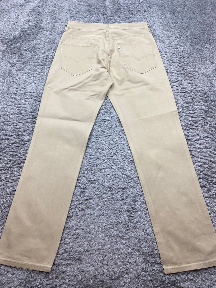 Levis Pants Men 32x32 Beige Khaki Straight Leg White Tab Casual Golf Chino